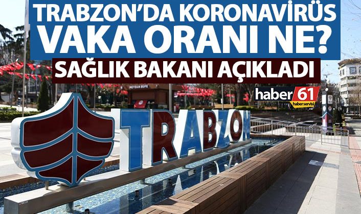 Sağlık Bakanı’nın verdiği bilgilere göre, Trabzon’daki koronavirüs oranı açıklandı.