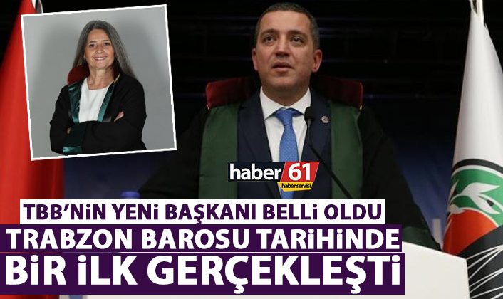 Türkiye Barolar Birliği Başkanı seçimi sonucunda Trabzon Barosu tarihinde bir ilk yaşandı!