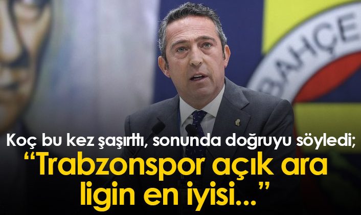 Ali Koç, Trabzonspor hakkında itirafta bulunuyor!