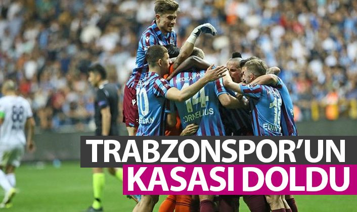 Trabzonspor’un kasası dolup taşıyor