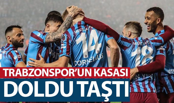 Trabzonspor’un kasası dolup taşıyor! Şampiyonlukla birlikte büyük bir gelir sağlandı   leri