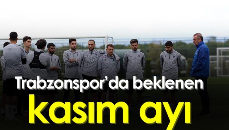 Trabzonspor’da merakla beklenen kasım ayı haberleri