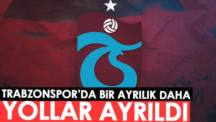 Trabzonspor’da bir ayrılık daha yaşandı! Görev süresi sadece 1,5 ay sürdü.