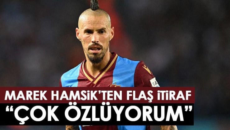 Trabzonspor’un yıldızı Marek Hamsik’ten şok edici bir itiraf”Trabzon’u özledim…”