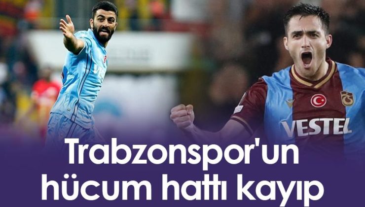 Trabzonspor’un hücum hattında sıkıntı var