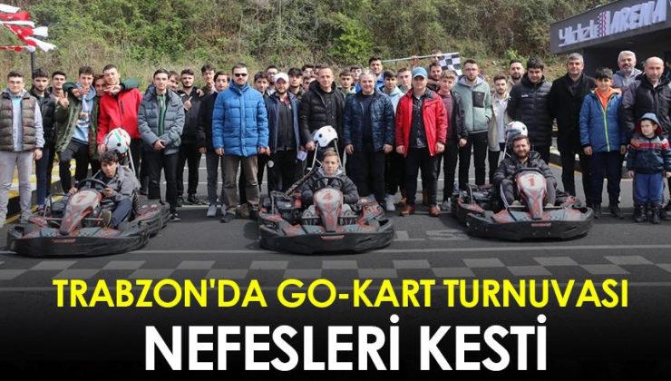 Göğüsleri sıkıştıran Go-Kart turnuvası Trabzon’da gerçekleşti