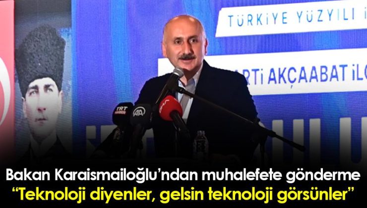 AK Parti Trabzon Milletvekili Adayı Adil Karaismailoğlu”Teknoloji konuşanlar, gelip teknolojiyi görsünler”