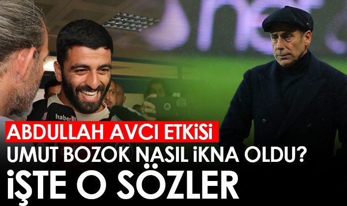 Abdullah Avcı, Trabzonspor’a Umut Bozok’u transfer etmek için nasıl ikna etti?