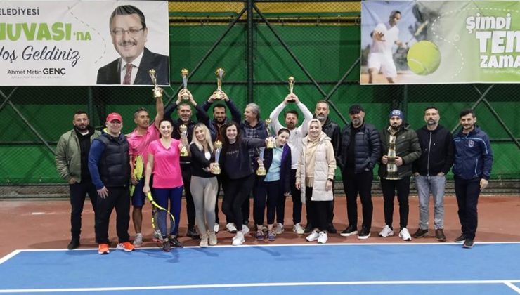 Trabzon’da gerçekleştirilen tenis turnuvası tamamlandı