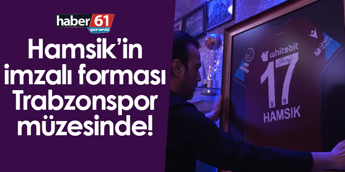 Marek Hamsik’in imzalı forması Trabzonspor müzesine eklendi.