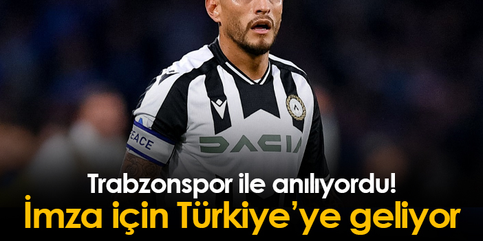 Trabzonspor ile ilişkilendiriliyor! İmza atmak için Türkiye’ye geliyor