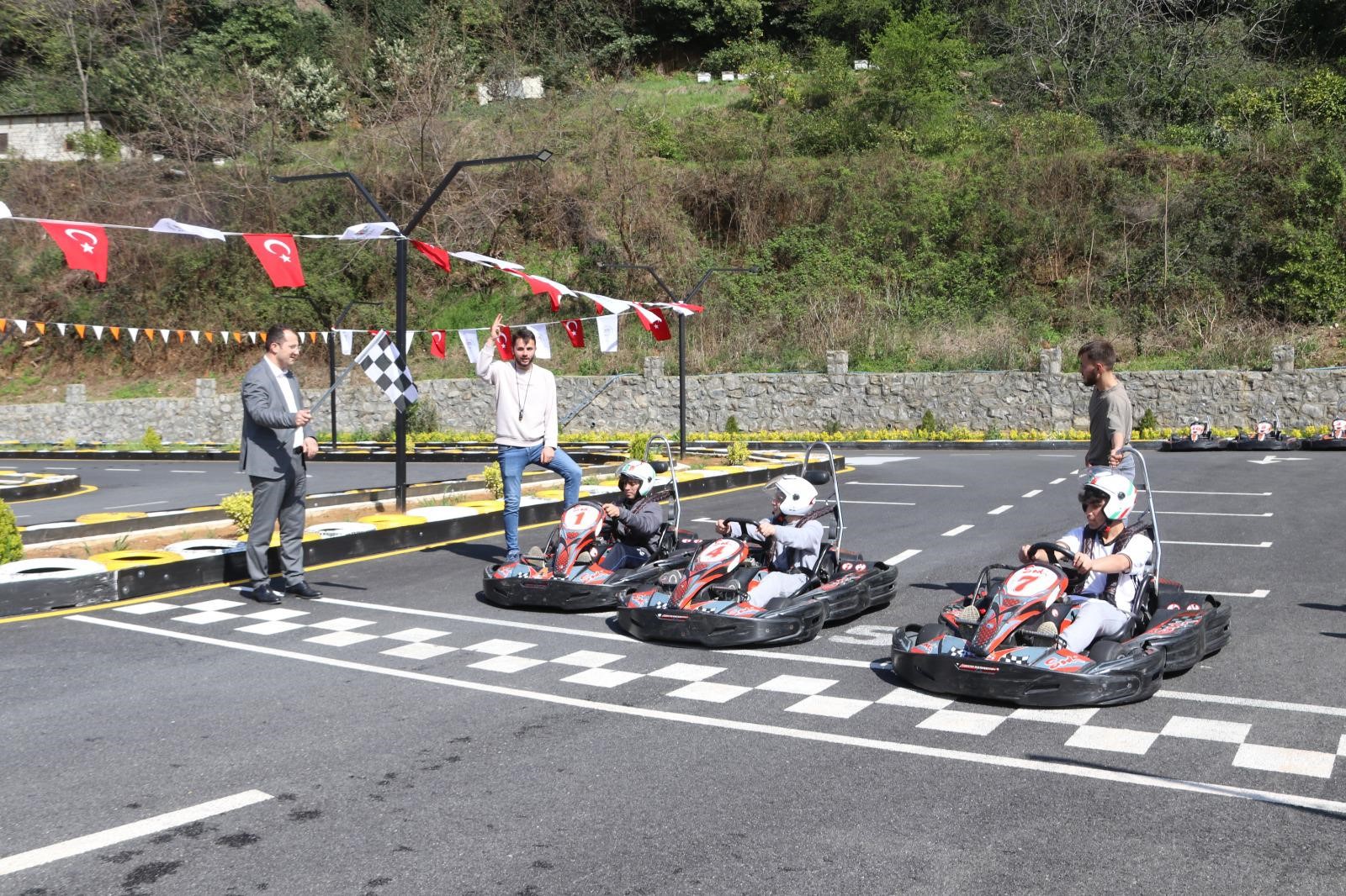 Trabzon'da Go-Kart turnuvası nefesleri kesti