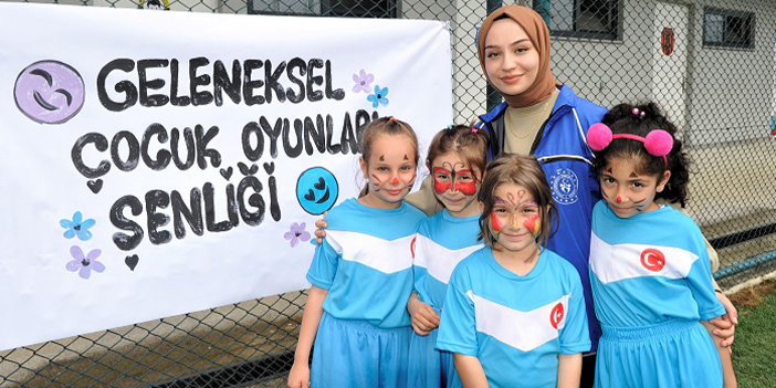 Trabzon'da Geleneksel Çocuk Oyunları Şenliği düzenlendi 