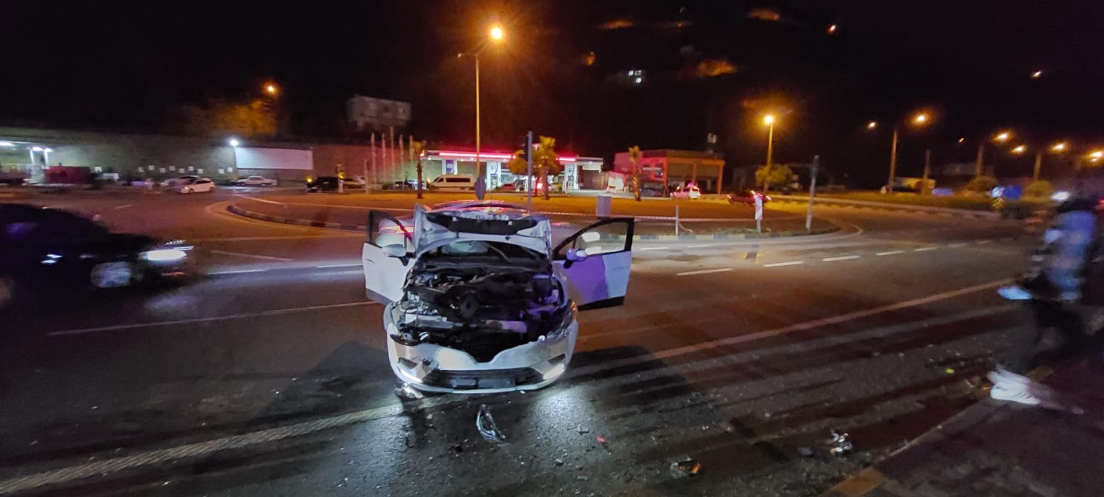Trabzon'da feci trafik kazası! 2 kişi yaralandı