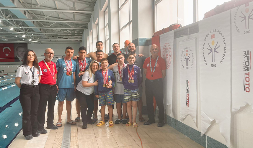Trabzon'da özel sporcular yarıştı