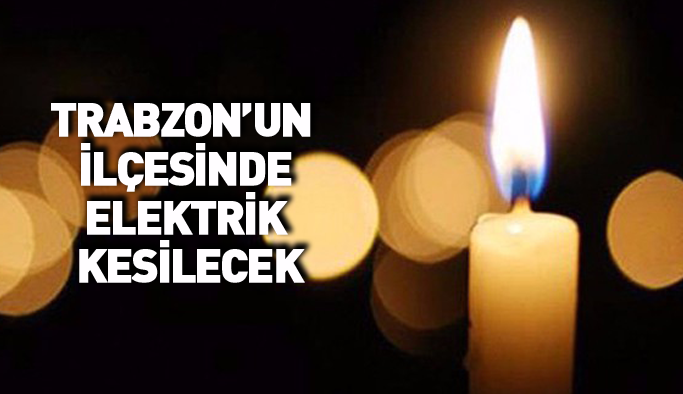 Trabzon’da elektrik kesintisi |