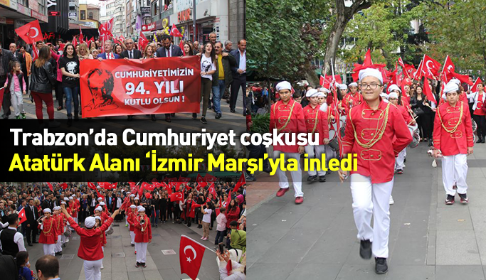 Trabzon CHP, Cumhuriyet Bayramı'nı kutladı