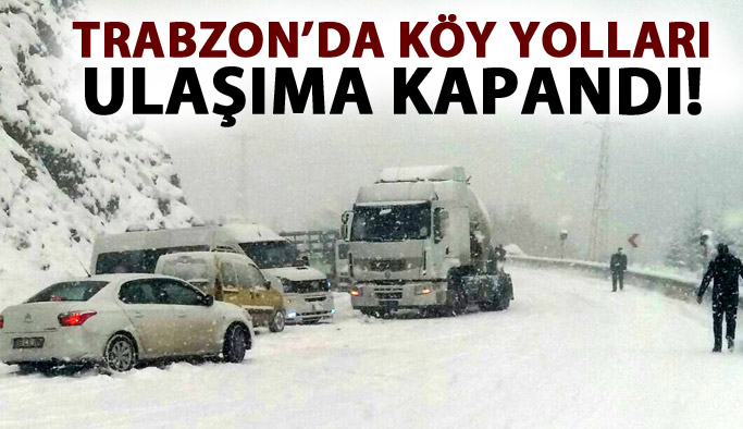 Trabzon’dan kar manzaraları |
