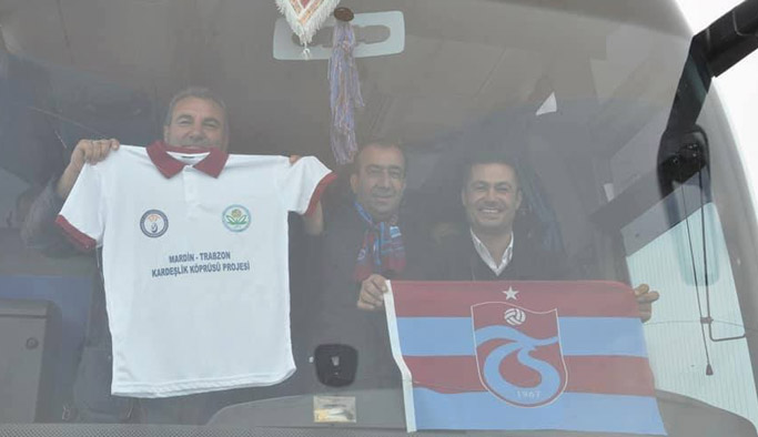 Trabzonspor maçı için Mardin’den geldiler |