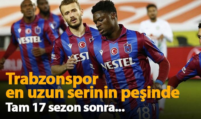 | Trabzonspor, en uzun seriyi yakalamak için mücadele ediyor.