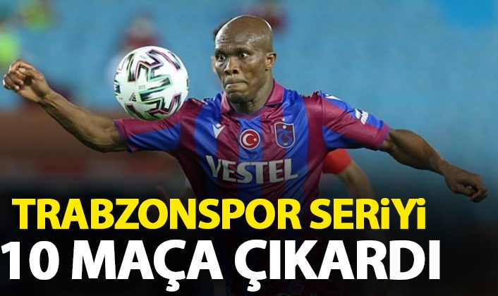 Trabzonspor, galibiyet serisini 10 maça çıkardı |
