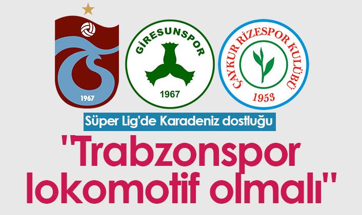 Trabzonspor, Giresunspor ve Rizespor arasında dostluk mesajları paylaşılıyor |